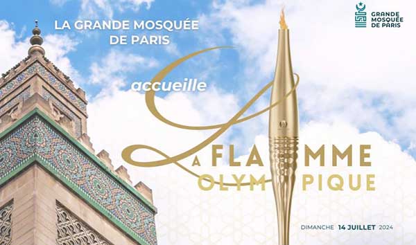 JO Paris 2024 : la flamme olympique fera étape à la Grande Mosquée de Paris