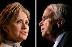 Hillary Clinton et John McCain