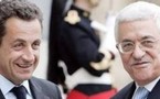 Mahmoud Abbas se félicité du 'soutien clair' de Nicolas Sarkozy