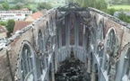 L'église de Saint-Omer détruite par un incendie, les musulmans en solidarité