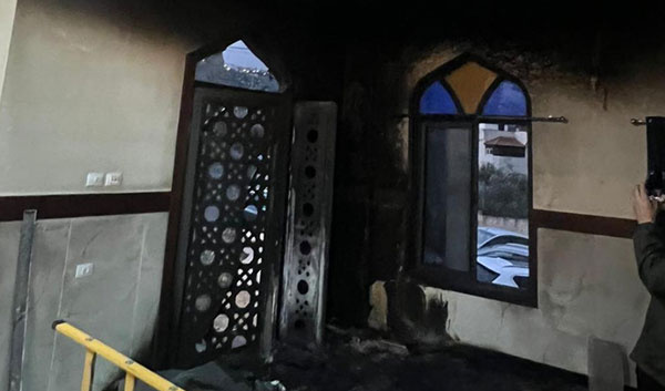 Une mosquée incendiée en Cisjordanie, en proie à de graves violences