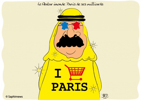 Le Qatar inonde Paris de ses milliards